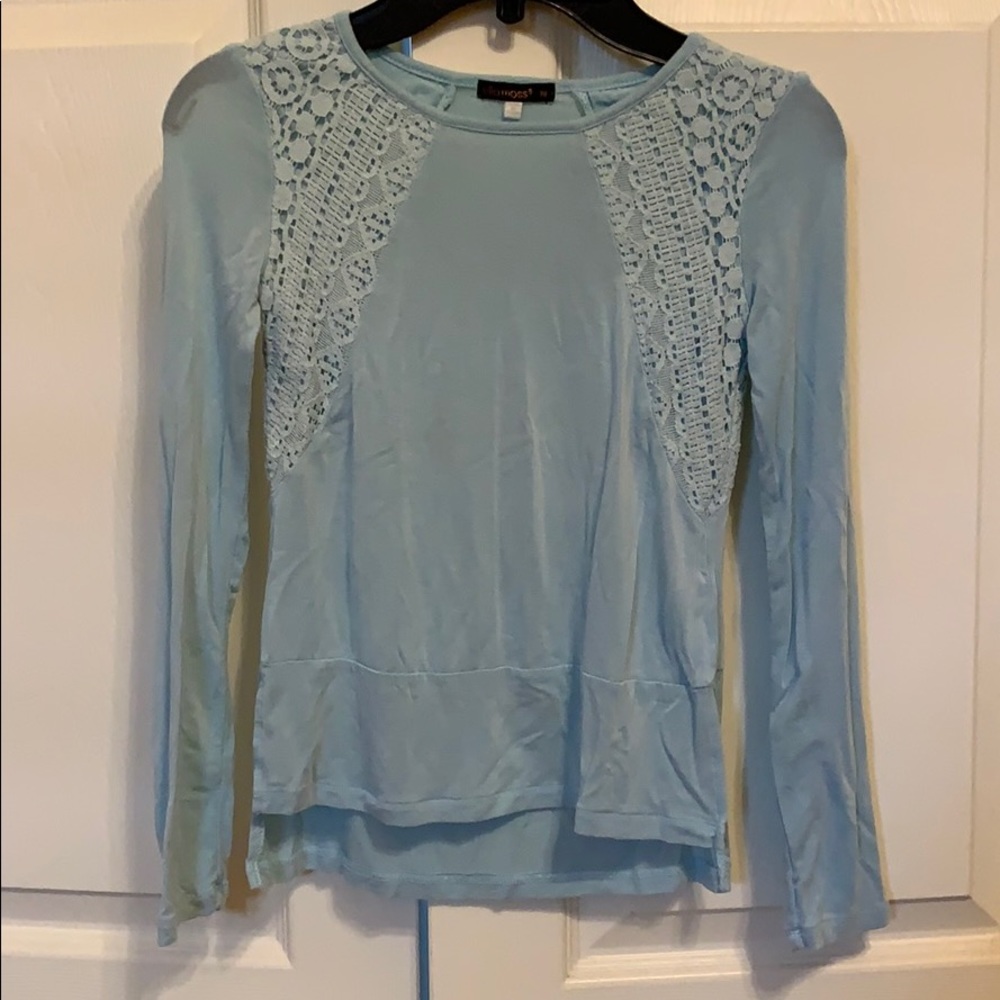 Ella Moss jersey lace top